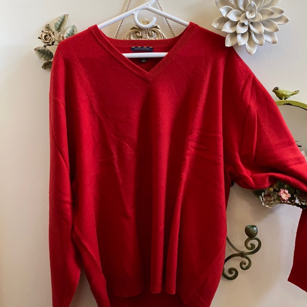 Club Room Estate Cashmere. Red. XXL. Men’s.
